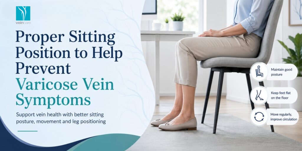 Proper Sitting Position to Help Prevent Varicose Vein Symptoms