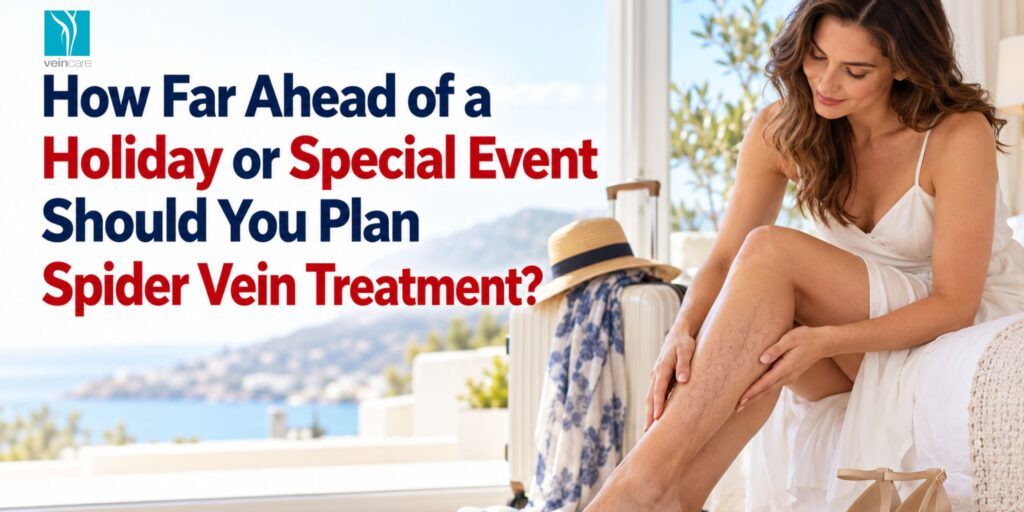 How Far Ahead of a Holiday or Special Event Should You Plan Spider Vein Treatment?