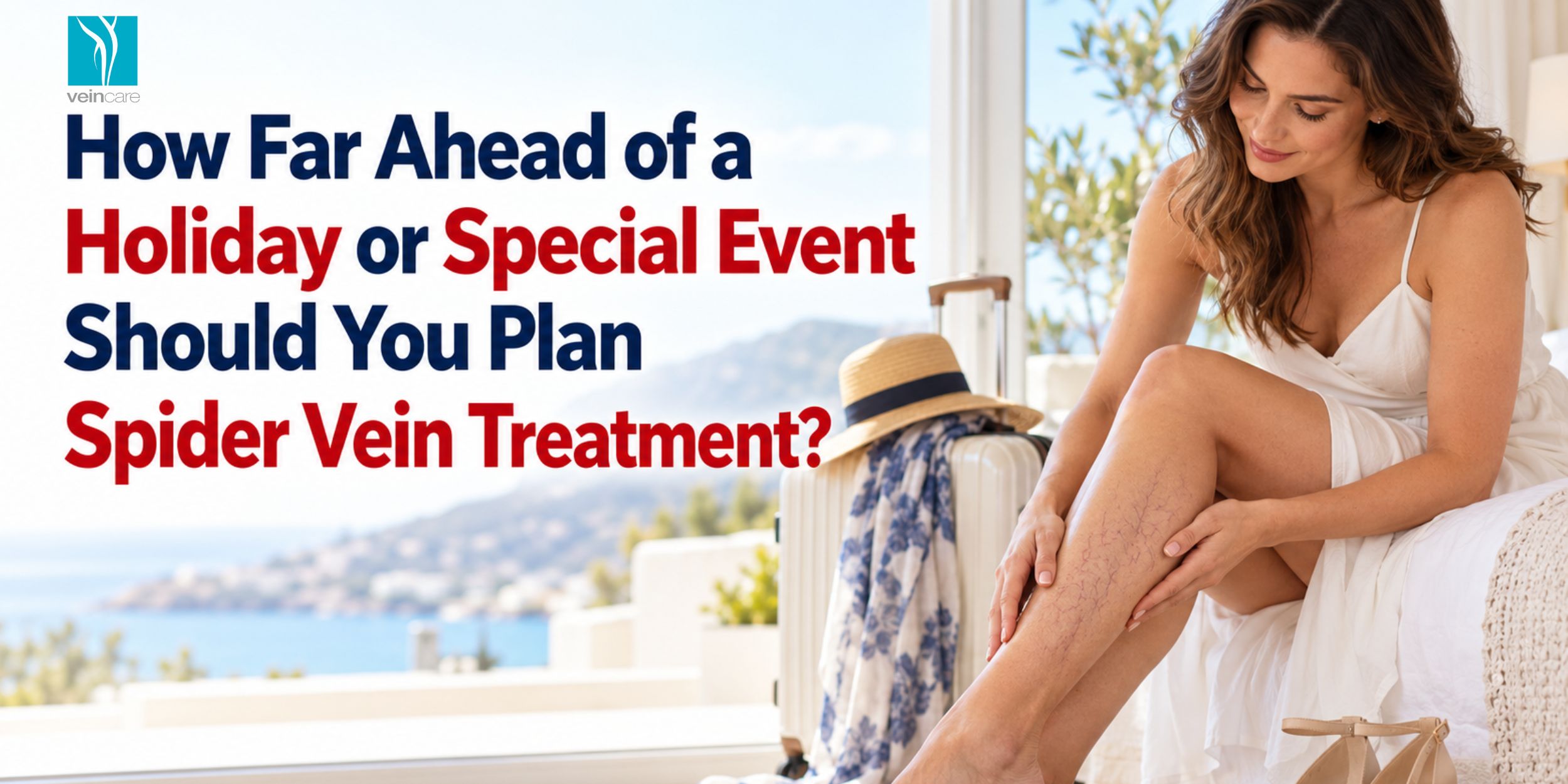 How Far Ahead of a Holiday or Special Event Should You Plan Spider Vein Treatment?